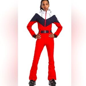 Women's Red Ski & Snow Suit GSOU
